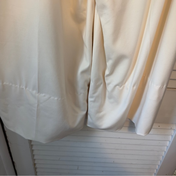 J. Crew Belted Wide Leg Trouser in City Twill Soft Ivory size 22 NWT - Picture 8 of 13